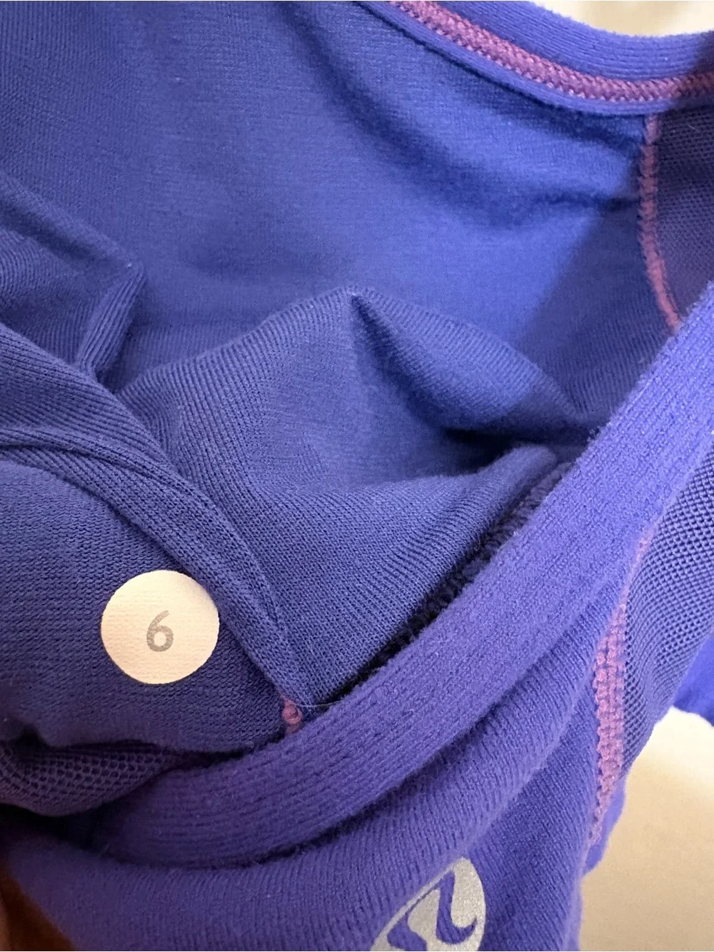 Lululemon Athletica Flow Y Bra IV In Bruised Berry- Size 6